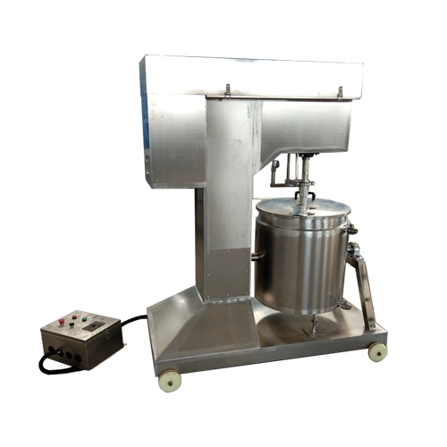 Commercial surimi paste beating machine for Southeast Asian fishball production.