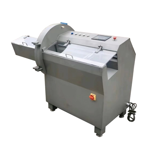 Commercial mutton chop cutting machine for Middle Eastern halal meat and steak processing.
