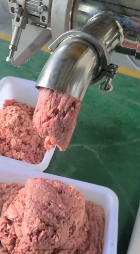 Production process of bone and meat separator