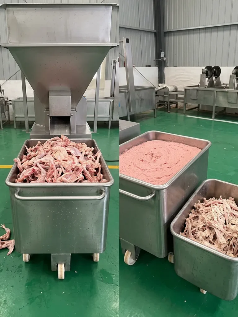 chicken bone separator mdm output